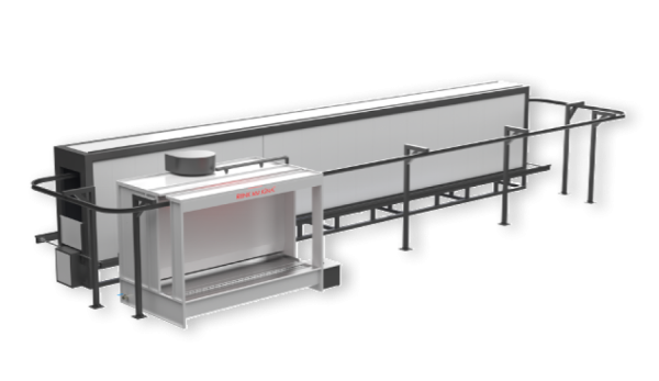 Tunnel Type Web Conveyor Oven